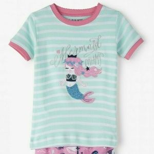 Sweet Mermaid Kids Short Pajama Set